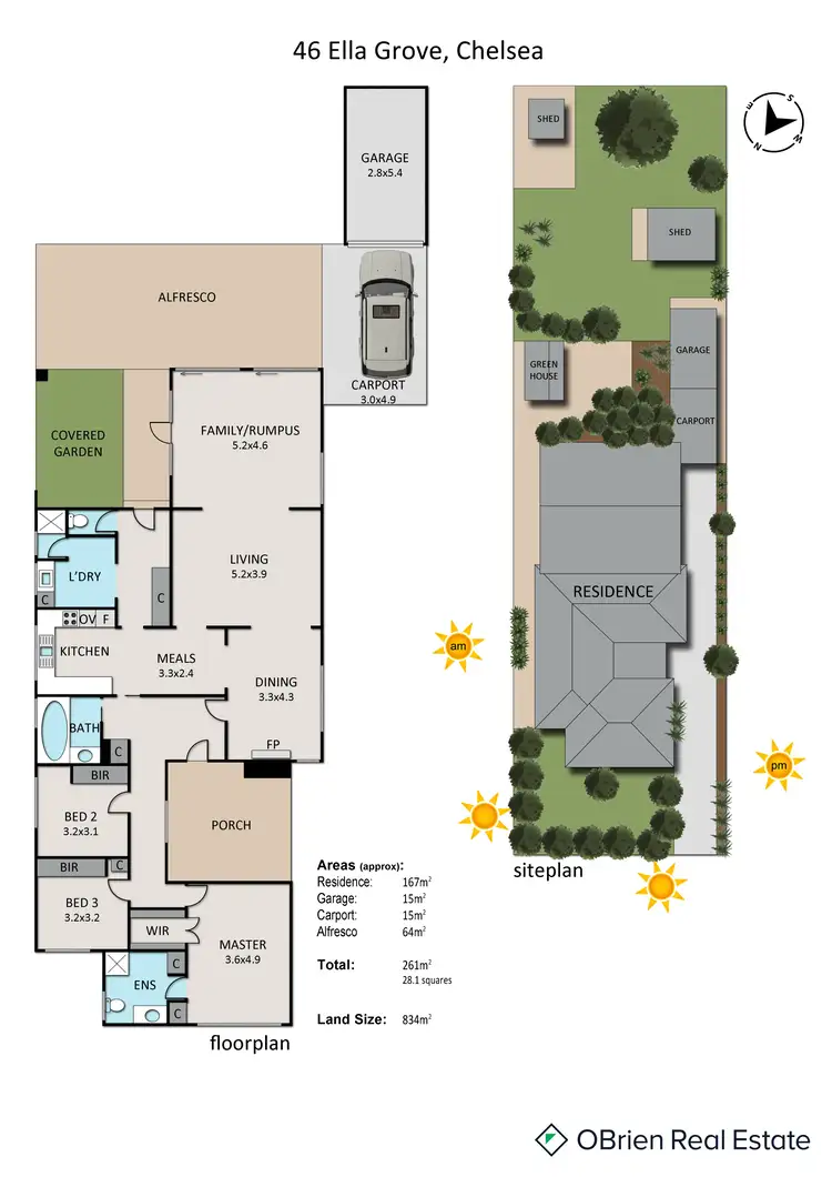 Floorplan of Homely house listing, 46 Ella Grove, Chelsea VIC 3196