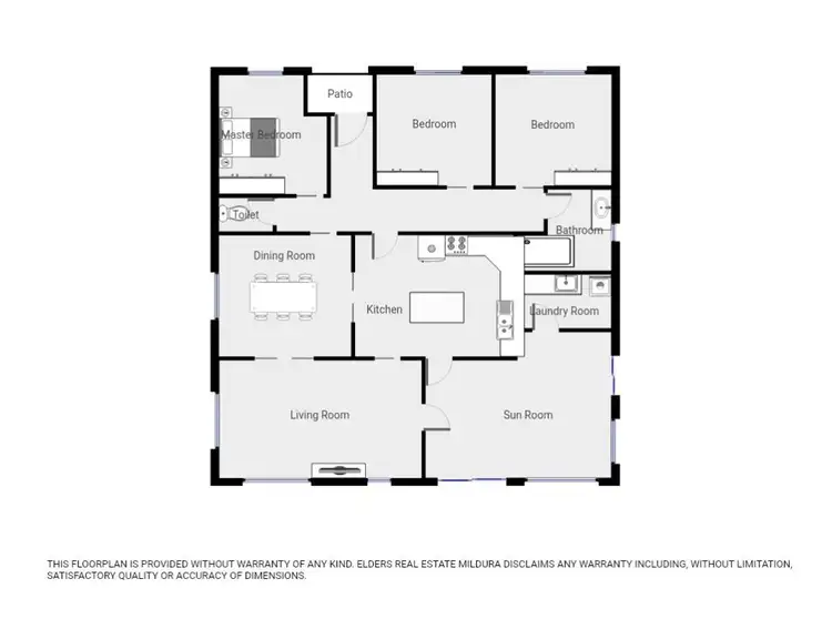 Floorplan of Homely rural property listing, 17 Mitchell Lane, Gol Gol NSW 2738