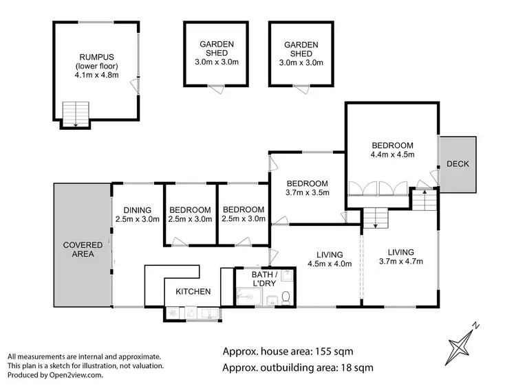 Floorplan of Homely house listing, 7 Midden Road, Primrose Sands TAS 7173