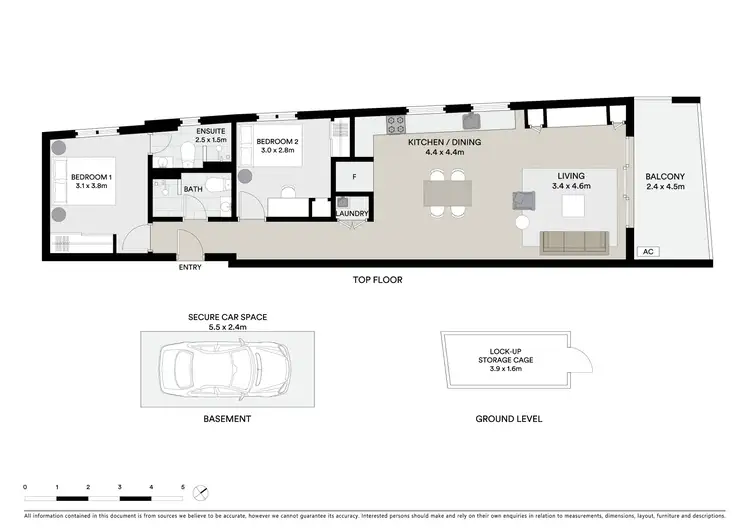 Floorplan of Homely apartment listing, 7/19A Frazer Street, Collaroy NSW 2097
