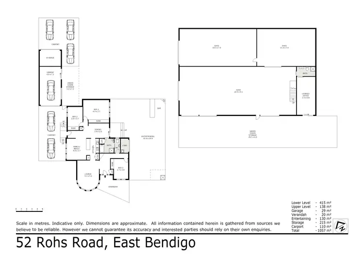 Floorplan of Homely house listing, 52 Rohs Road, East Bendigo VIC 3550