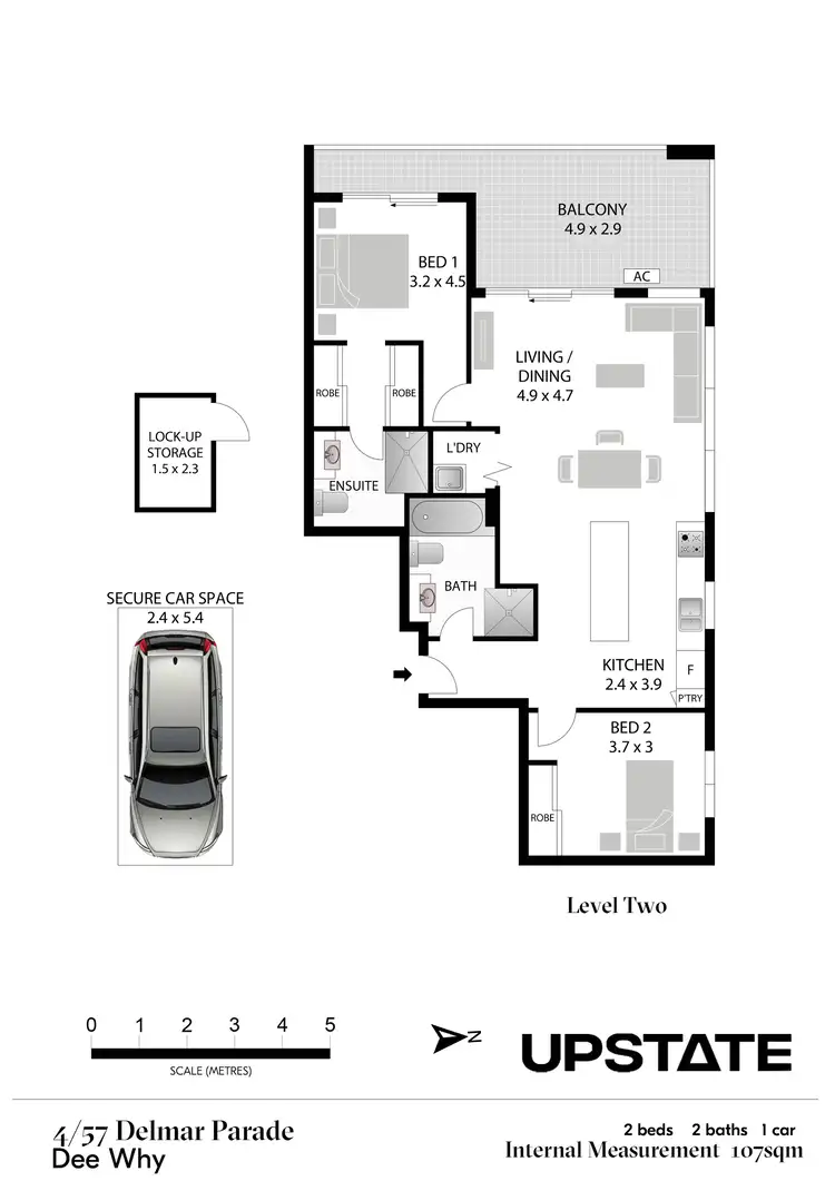 Floorplan of Homely apartment listing, 4/57 Delmar Parade, Dee Why NSW 2099