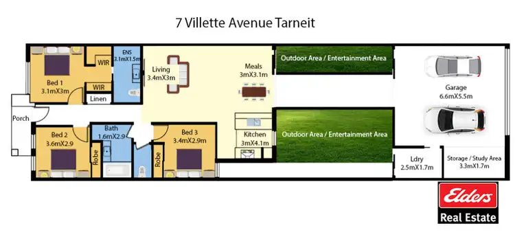 Floorplan of Homely house listing, 8 Magara Walk, Tarneit VIC 3029