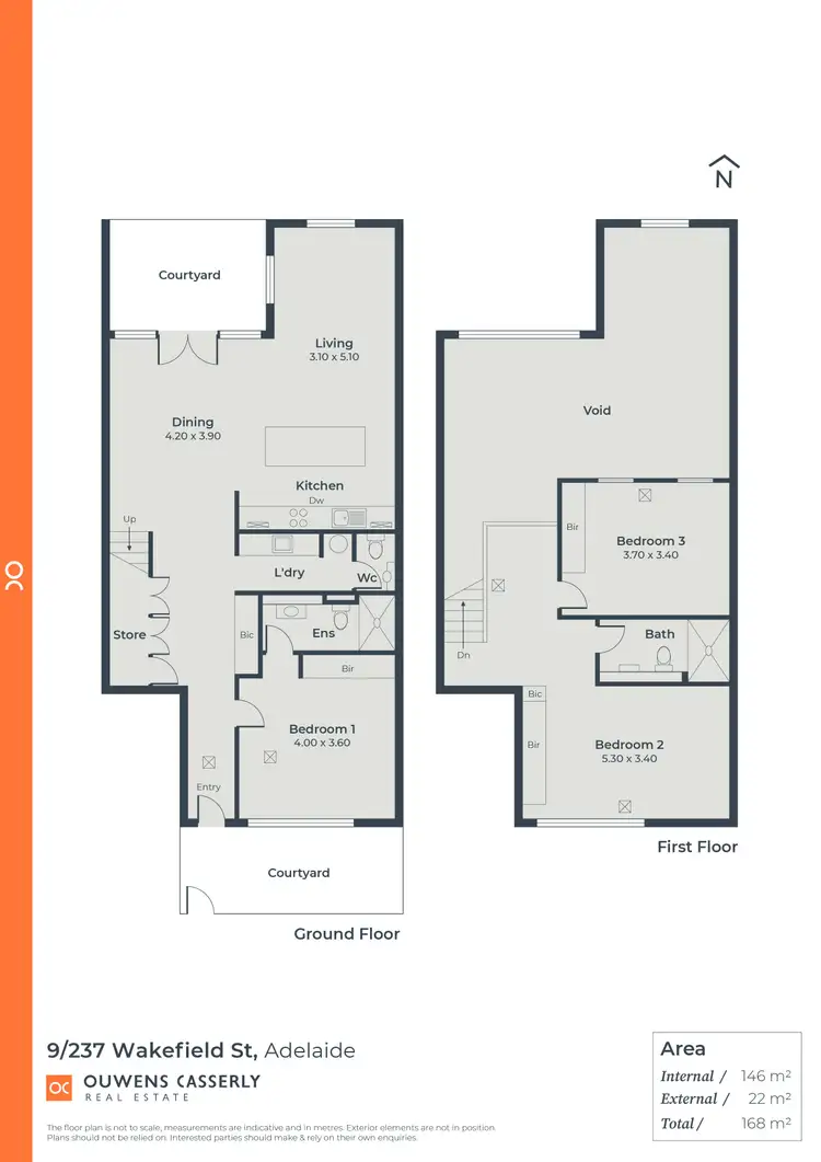 Floorplan of Homely townhouse listing, 9/237 Wakefield Street, Adelaide SA 5000