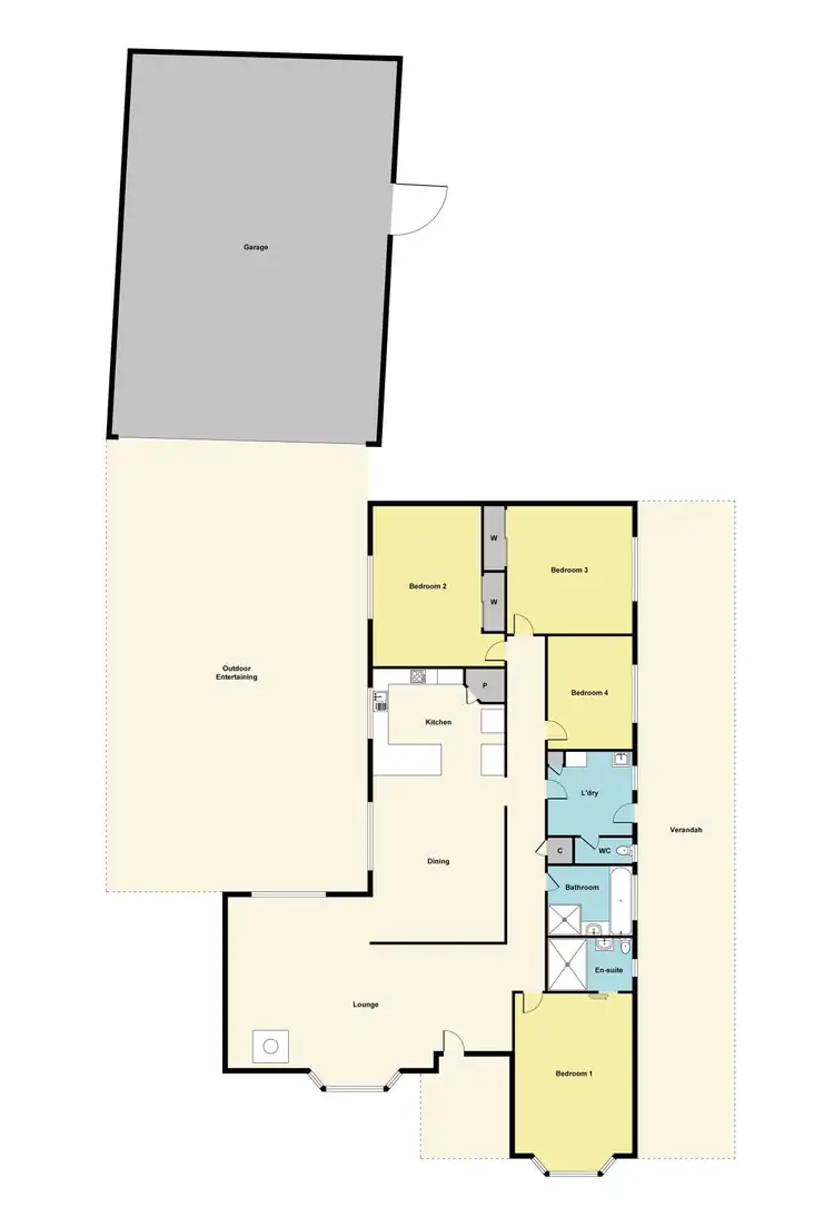 Floorplan of Homely house listing, 11 Prince Street, Creswick VIC 3363