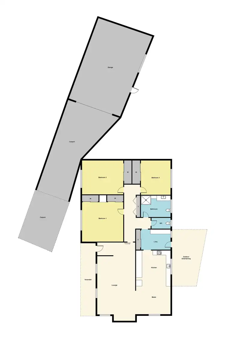 Floorplan of Homely house listing, 109 Mansfield Avenue, Mount Clear VIC 3350
