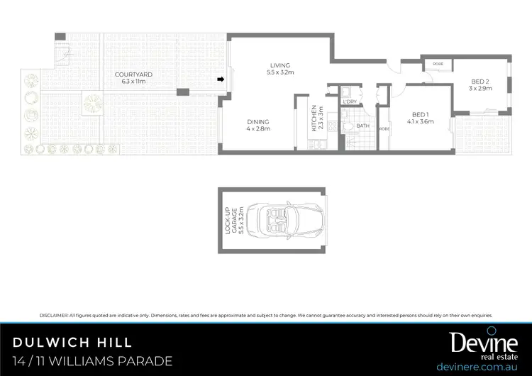 Floorplan of Homely apartment listing, 14/11 Williams Parade, Dulwich Hill NSW 2203