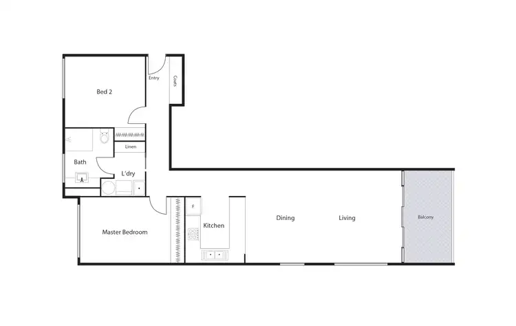 Floorplan of Homely apartment listing, 8/54 Ernest Cavanagh Street, Gungahlin ACT 2912