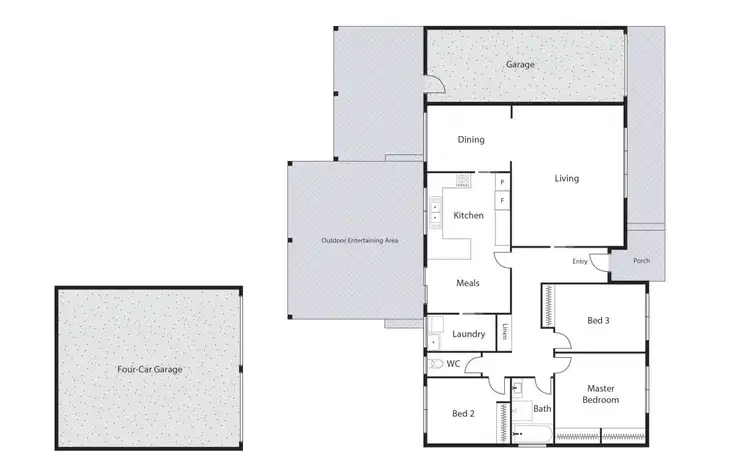 Floorplan of Homely house listing, 3 Twine Place, Monash ACT 2904