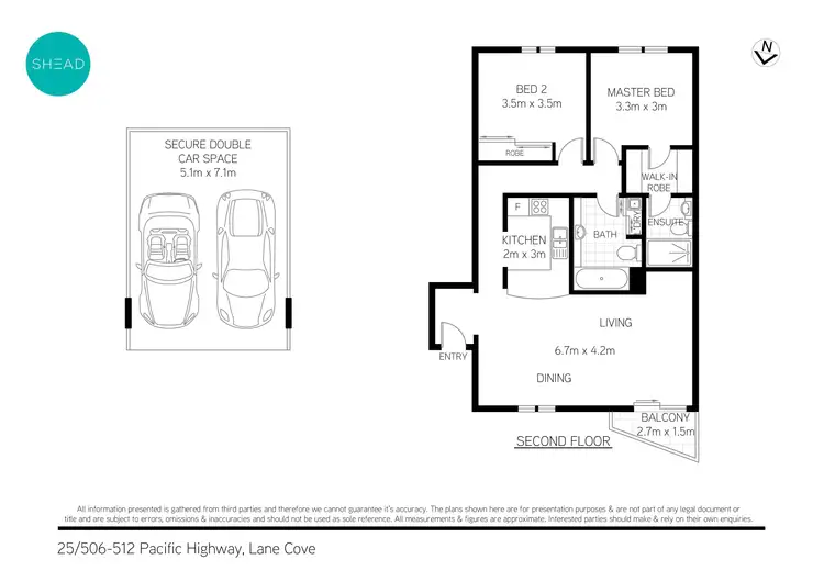 Floorplan of Homely unit listing, 25/506 Pacific Highway, Lane Cove North NSW 2066