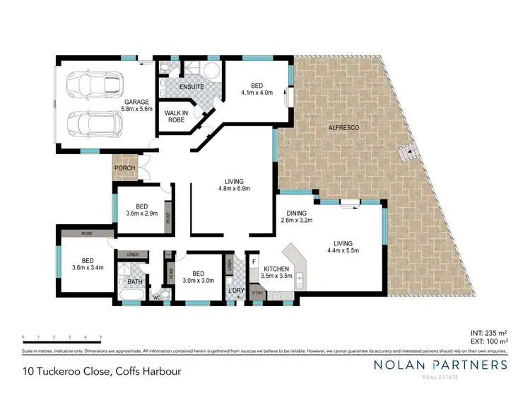 Floorplan of Homely house listing, 10 Tuckeroo Close, Coffs Harbour NSW 2450