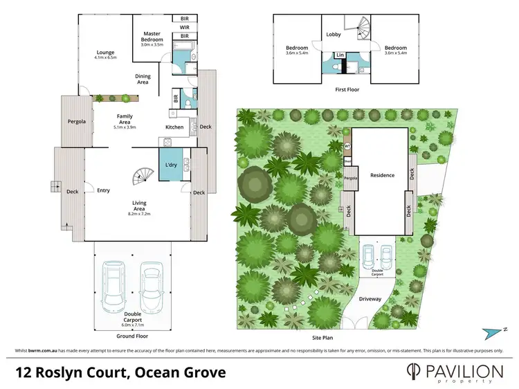 Floorplan of Homely house listing, 12-14 Roslyn Court, Ocean Grove VIC 3226