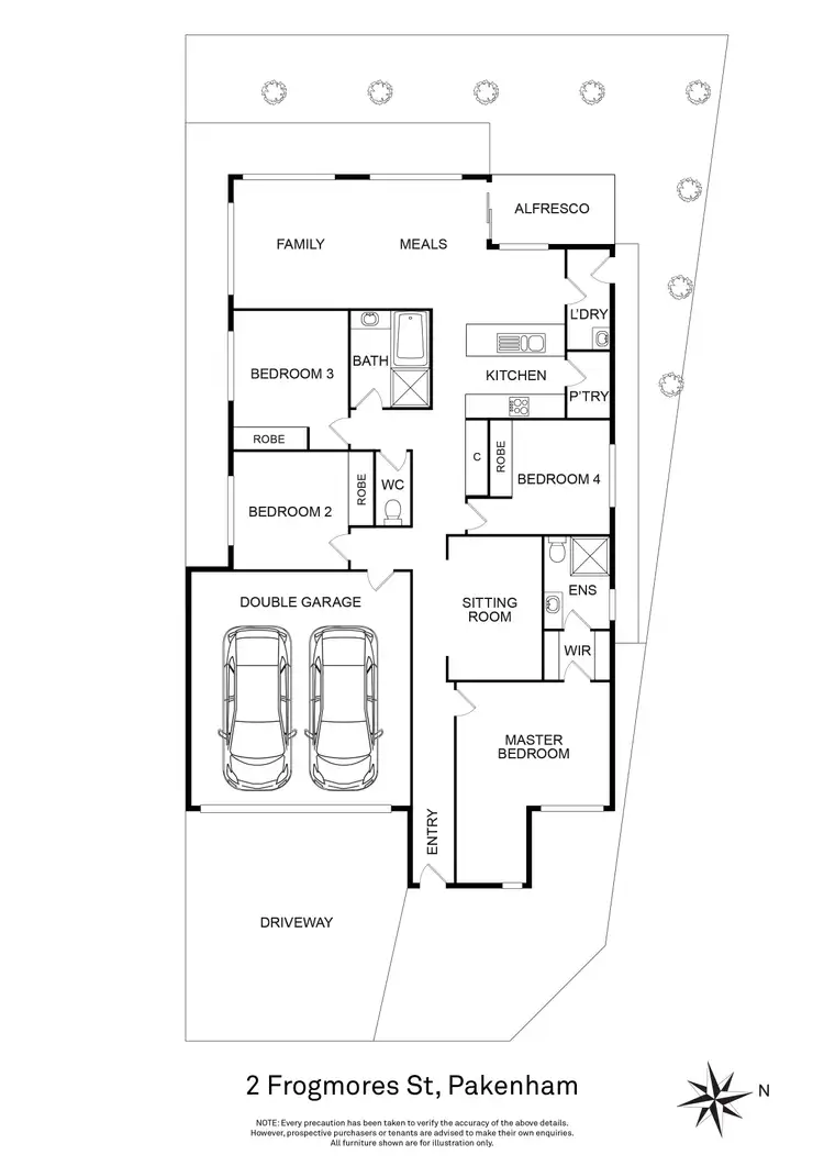 Floorplan of Homely house listing, 2 Frogmores Street, Pakenham VIC 3810