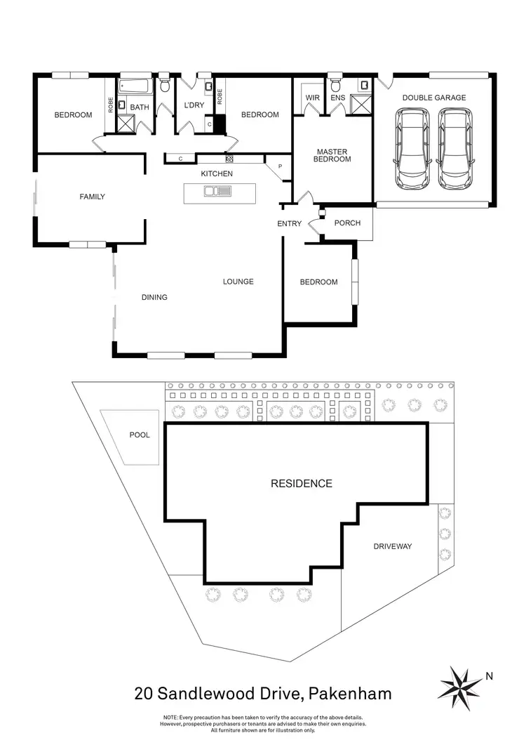 Floorplan of Homely house listing, 20 Sandalwood Drive, Pakenham VIC 3810