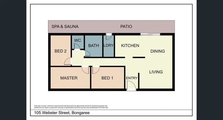 Floorplan of Homely house listing, 105 Webster Street, Bongaree QLD 4507