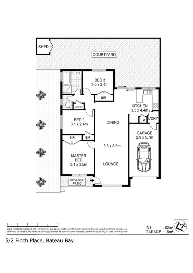 Floorplan of Homely villa listing, 5/1 York Street, Bateau Bay NSW 2261