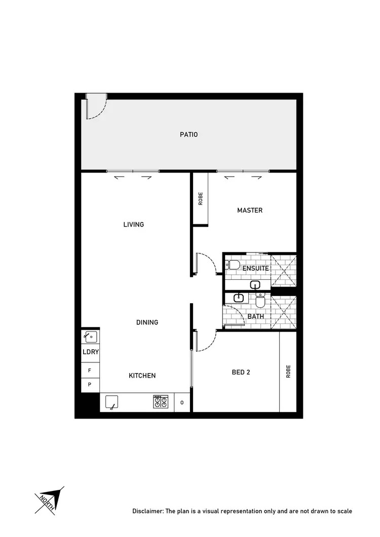 Floorplan of Homely apartment listing, G06/6 Provan Street, Campbell ACT 2612