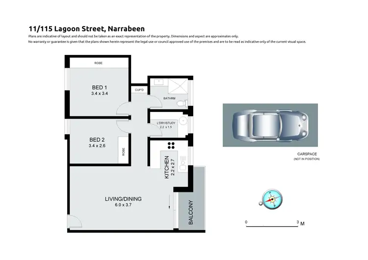 Floorplan of Homely apartment listing, 11/115 Lagoon Street, Narrabeen NSW 2101