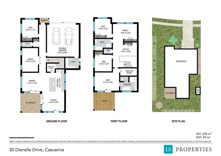 Floorplan of Homely house listing, 30 Dianella Drive, Casuarina NSW 2487