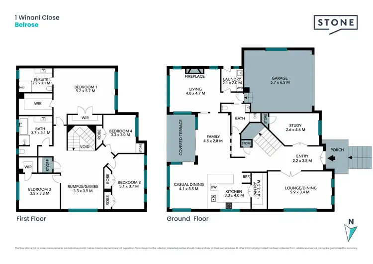 Floorplan of Homely house listing, 1 Winani Close, Belrose NSW 2085