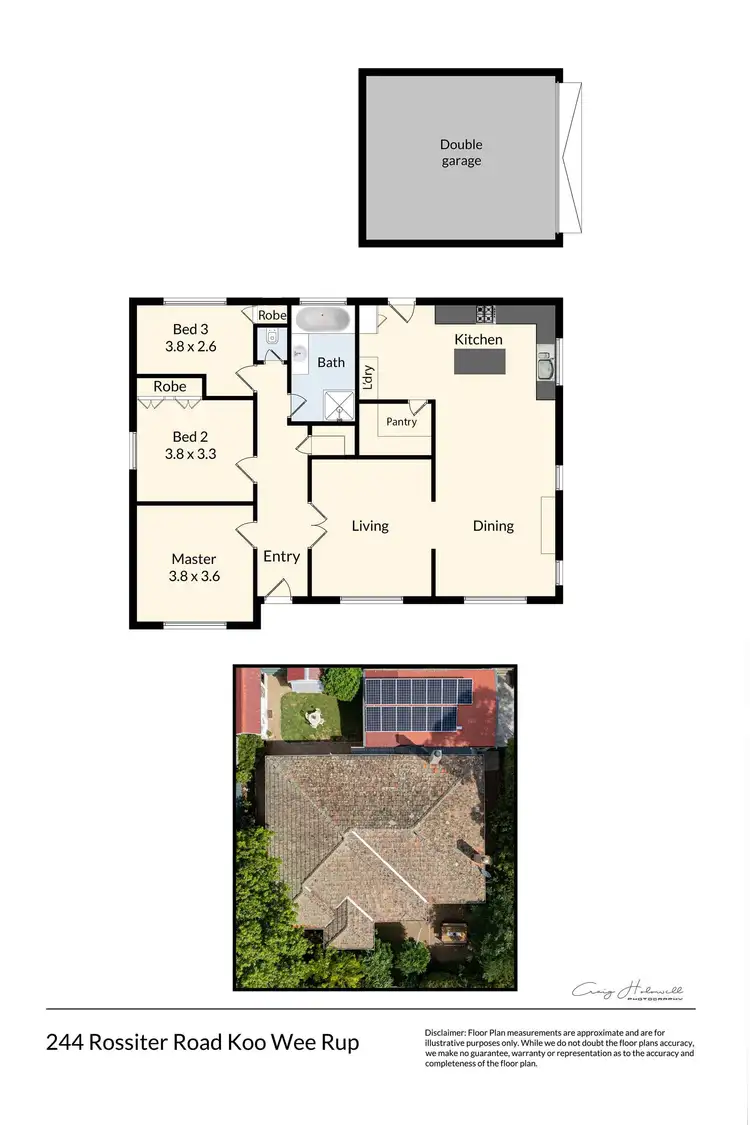 Floorplan of Homely house listing, 244 Rossiter Road, Koo Wee Rup VIC 3981