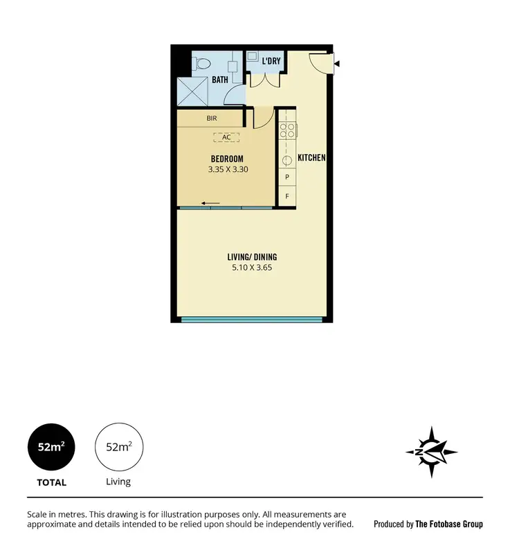 Floorplan of Homely apartment listing, 1707/160 Grote Street, Adelaide SA 5000