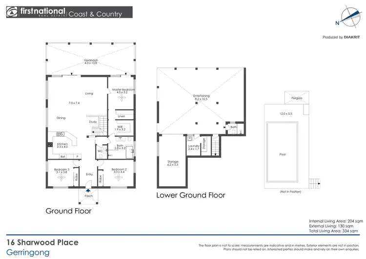 Floorplan of Homely house listing, 16 Sharwood Place, Gerringong NSW 2534