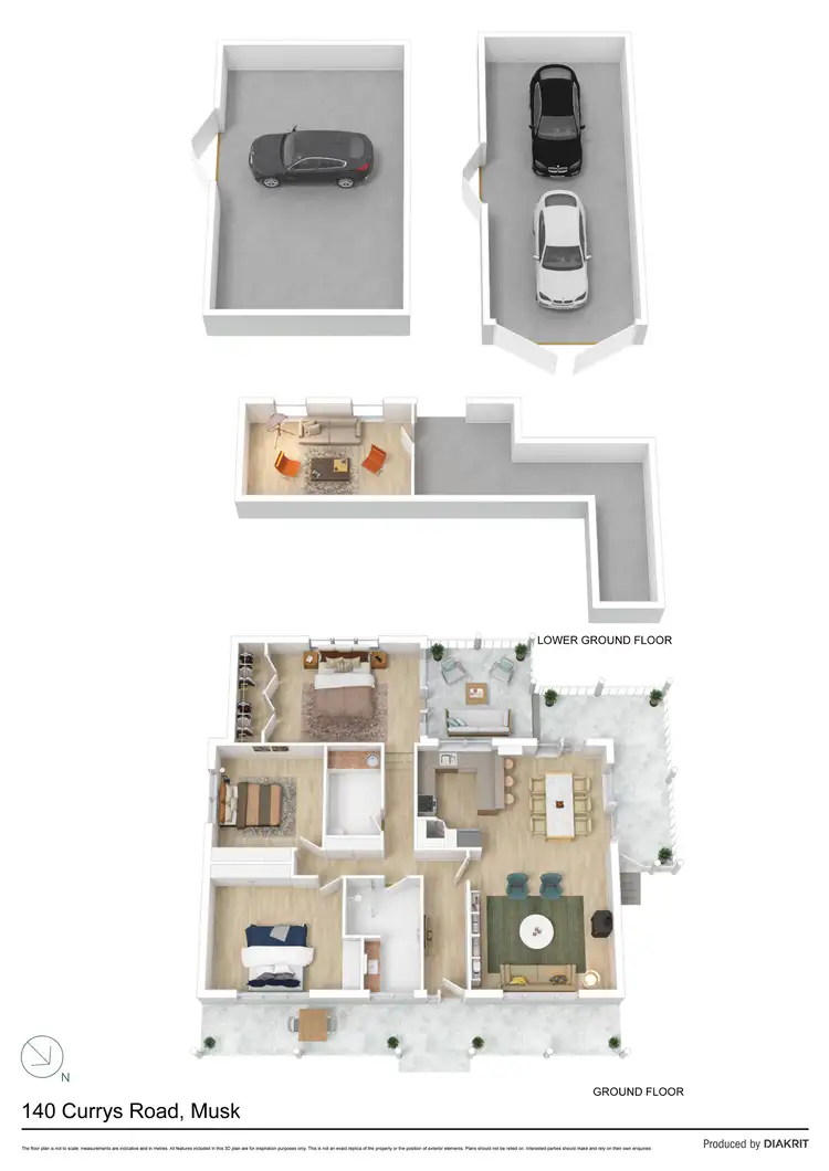 Floorplan of Homely house listing, 140 Currys Road, Musk VIC 3461