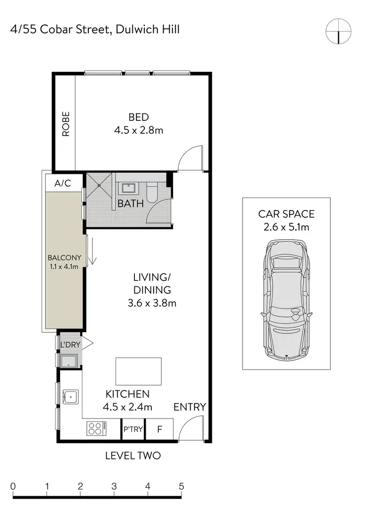 Floorplan of Homely unit listing, 4/55 Cobar Street, Dulwich Hill NSW 2203