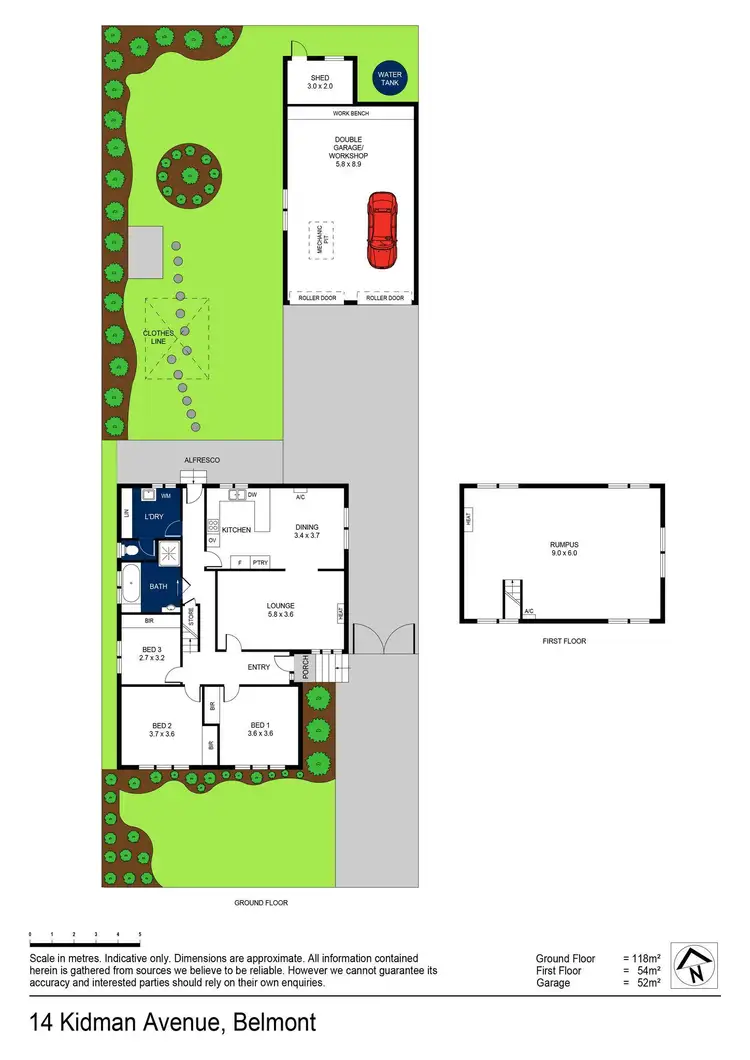 Floorplan of Homely house listing, 14 Kidman Avenue, Belmont VIC 3216