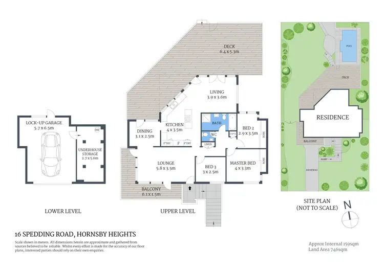 Floorplan of Homely house listing, 16 Spedding Road, Hornsby Heights NSW 2077