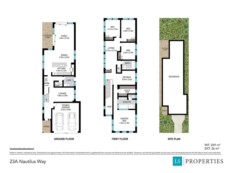 Floorplan of Homely house listing, 23a Nautilus Way, Kingscliff NSW 2487
