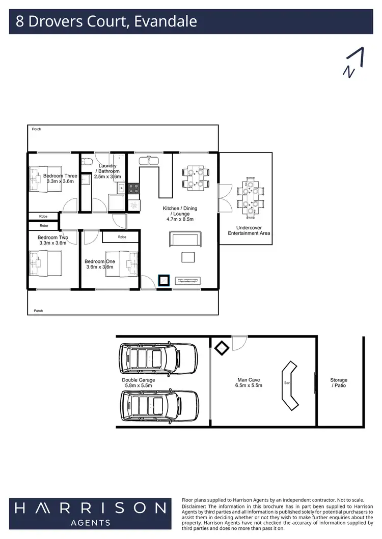 Floorplan of Homely house listing, 8 Drovers Court, Evandale TAS 7212