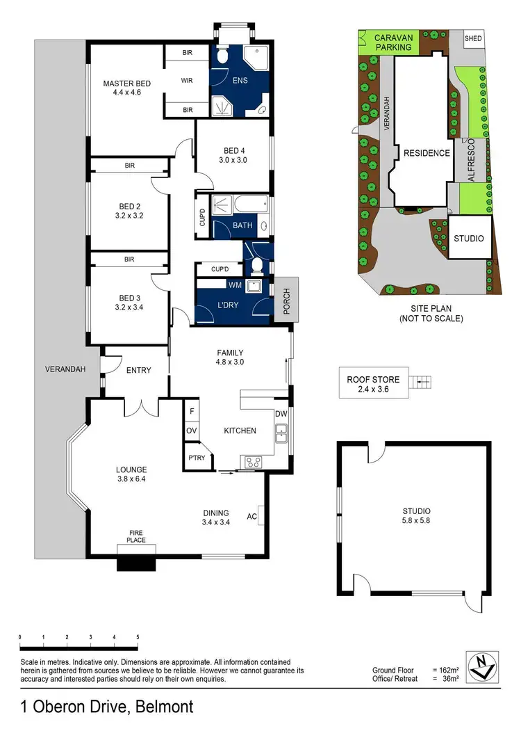 Floorplan of Homely house listing, 1 Oberon Drive, Belmont VIC 3216