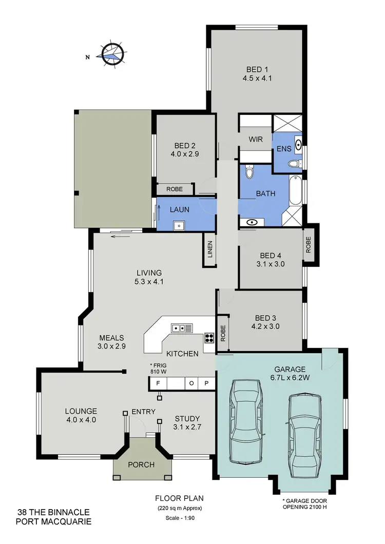 Floorplan of Homely house listing, 38 The Binnacle, Port Macquarie NSW 2444