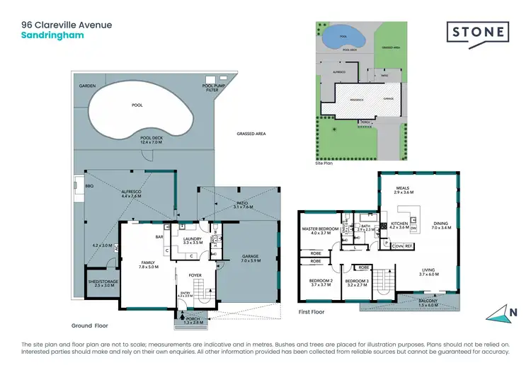 Floorplan of Homely house listing, 96 Clareville Avenue, Sandringham NSW 2219