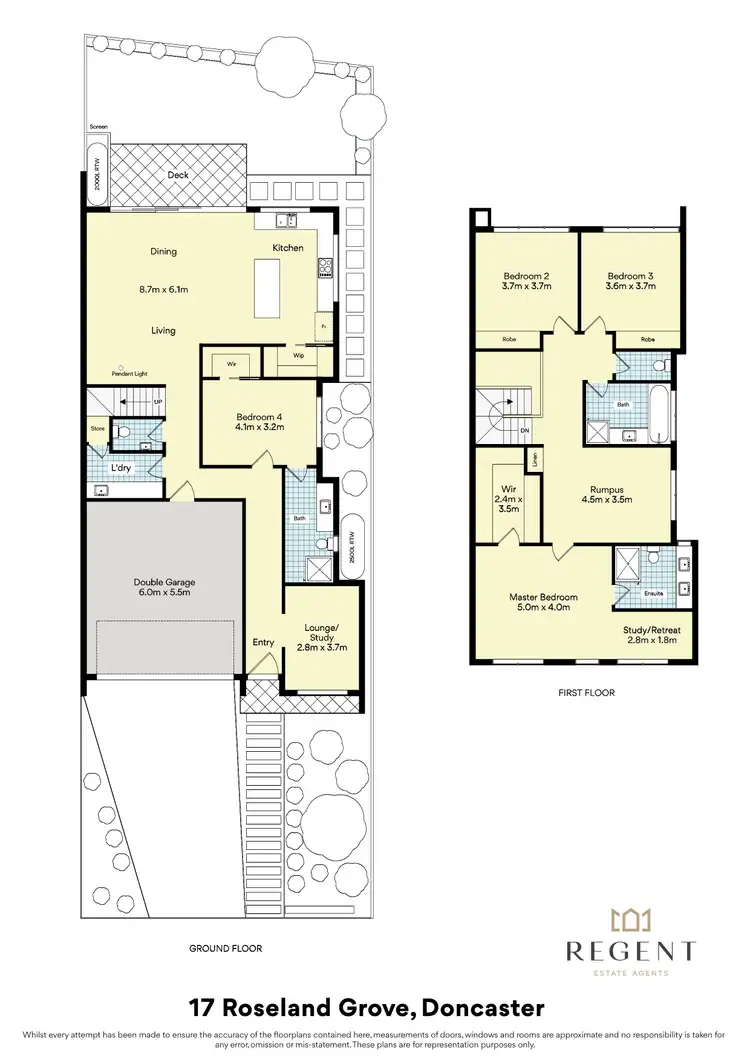 Floorplan of Homely townhouse listing, 17 Roseland Grove, Doncaster VIC 3108