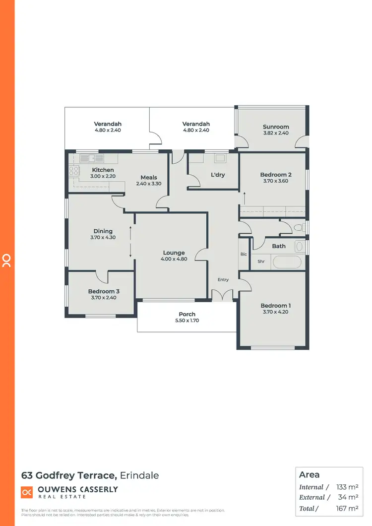 Floorplan of Homely house listing, 63 Godfrey Terrace, Erindale SA 5066