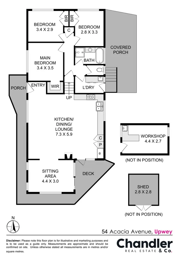 Floorplan of Homely house listing, 54 Acacia Avenue, Upwey VIC 3158