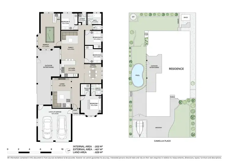 Floorplan of Homely house listing, 9 Camellia Place, Woongarrah NSW 2259