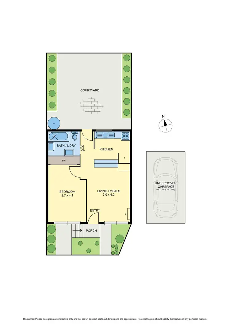 Floorplan of Homely unit listing, 8/8 Arthur Street, Aberfeldie VIC 3040