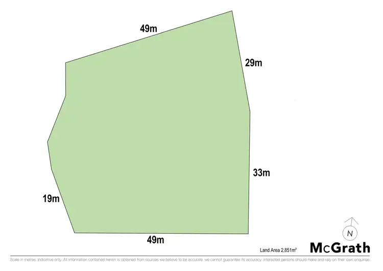 Floorplan of Homely land listing, 6 St Clair Street, Bowral NSW 2576