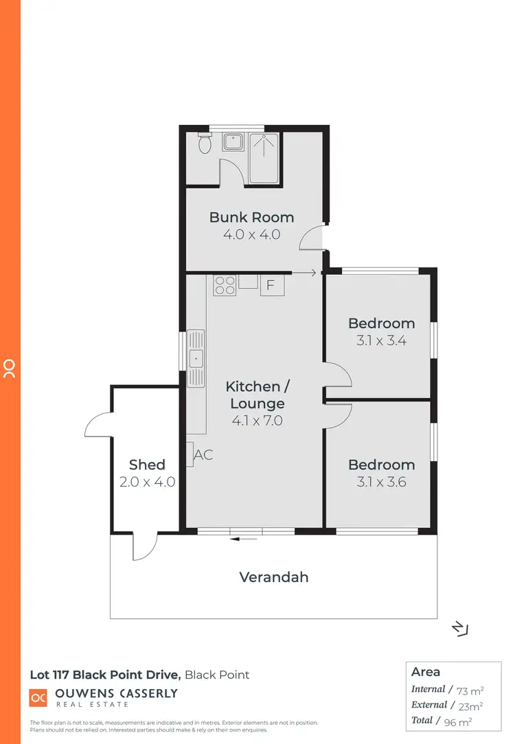 Floorplan of Homely land listing, 117 Black Point Drive, Black Point SA 5571