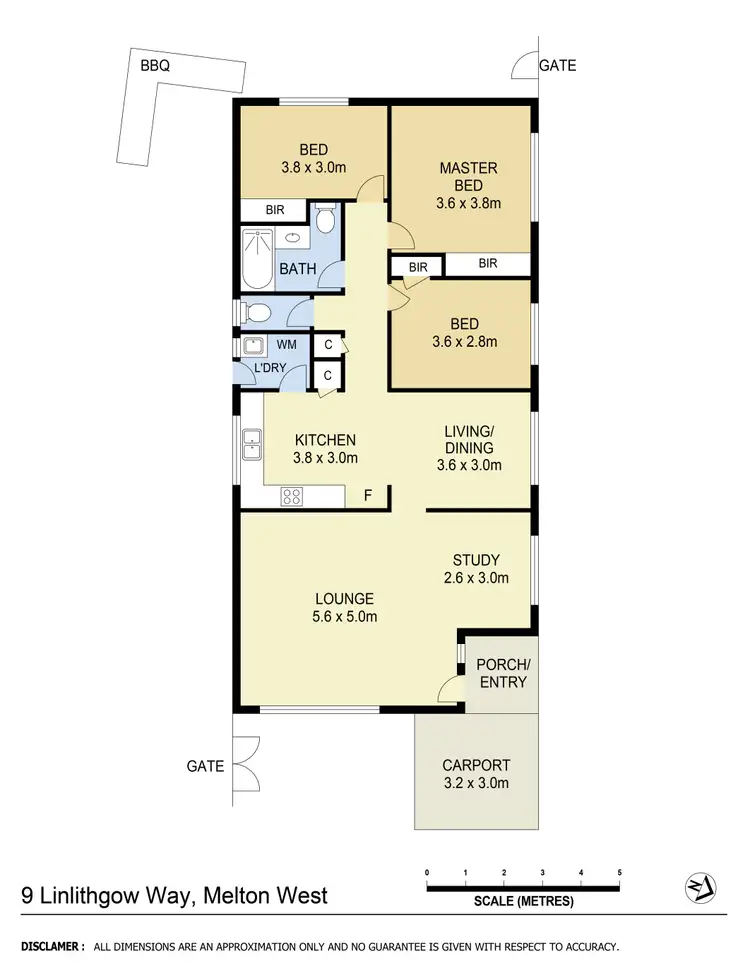 Floorplan of Homely house listing, 9 Linlithgow Way, Melton West VIC 3337