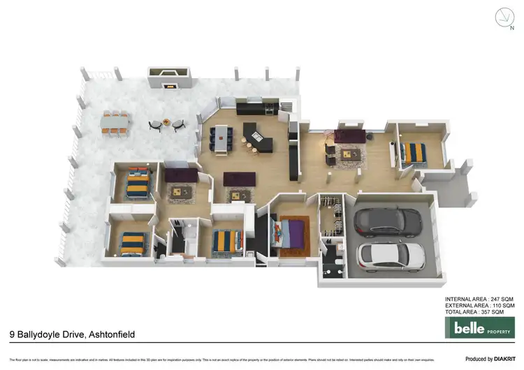 Floorplan of Homely house listing, 9 Ballydoyle Drive, Ashtonfield NSW 2323