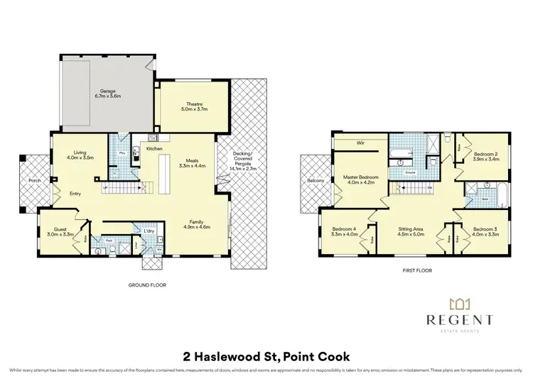 Floorplan of Homely house listing, 2 Haslewood Street, Point Cook VIC 3030