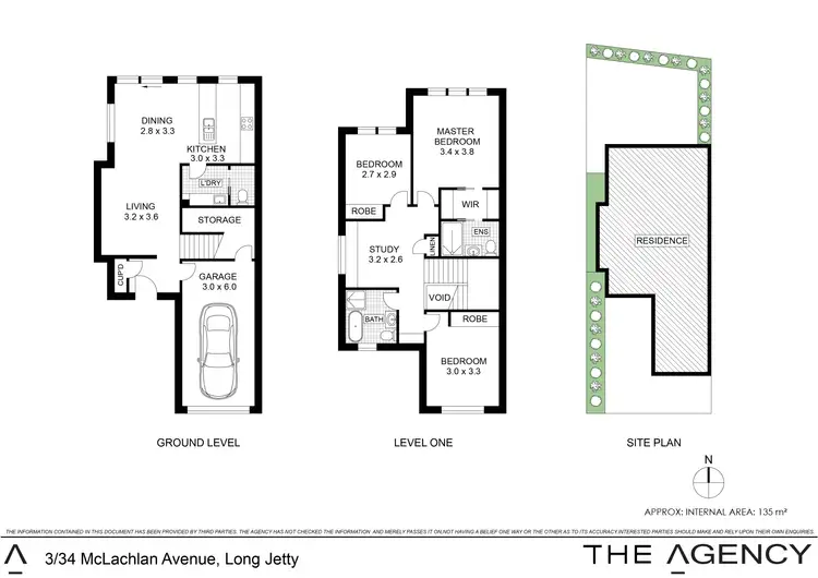Floorplan of Homely townhouse listing, 3/34 McLachlan Avenue, Long Jetty NSW 2261