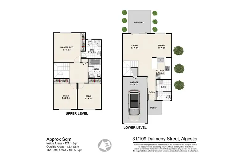 Floorplan of Homely townhouse listing, 31/109 Dalmeny Street, Algester QLD 4115