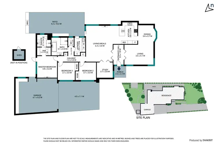 Floorplan of Homely house listing, 5 Hope Court, Mill Park VIC 3082