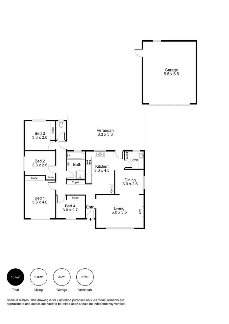 Floorplan of Homely house listing, 30 Moore Road, Reynella SA 5161